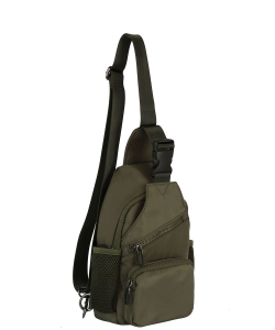 Fashion Nylon Sling Bag GLMA-0096 OLIVE